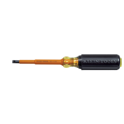 6024INS Insulated Screwdriver, 1/4-Inch Cabinet, 4-Inch Round Shank Image 