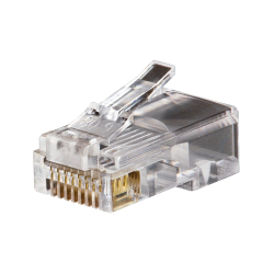VDV826628 Modular Data Plugs, RJ45-CAT5e, 10-Pack Image 